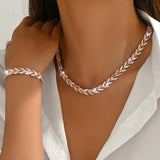 Julia™ | Set Halskette und elegantes Armband