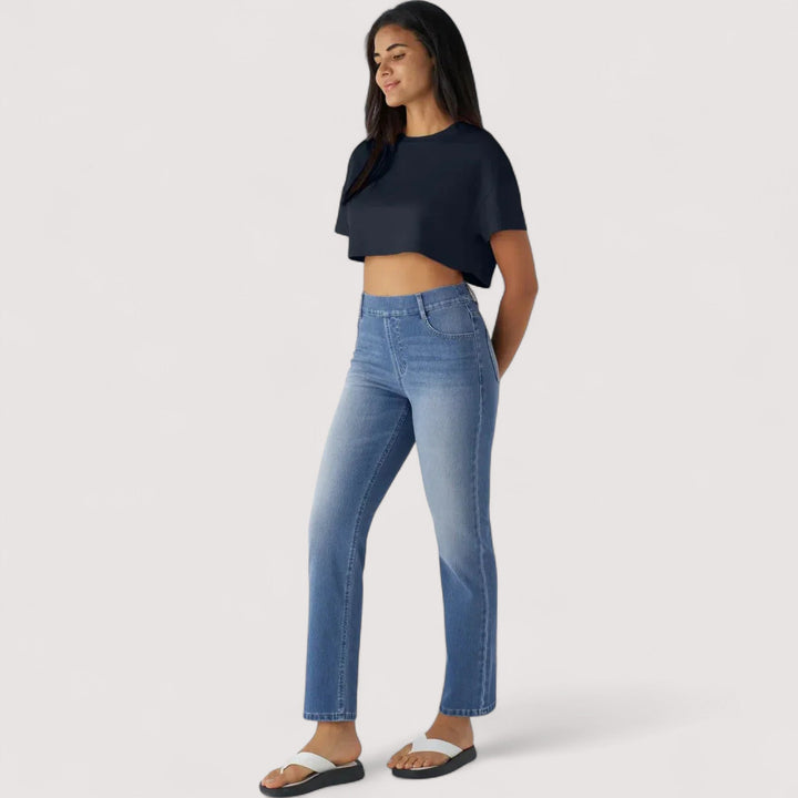 Paola™ | Bequeme High-Waist-Hosen