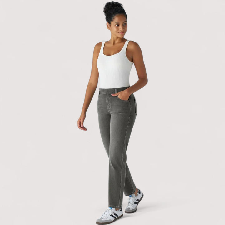 Paola™ | Bequeme High-Waist-Hosen