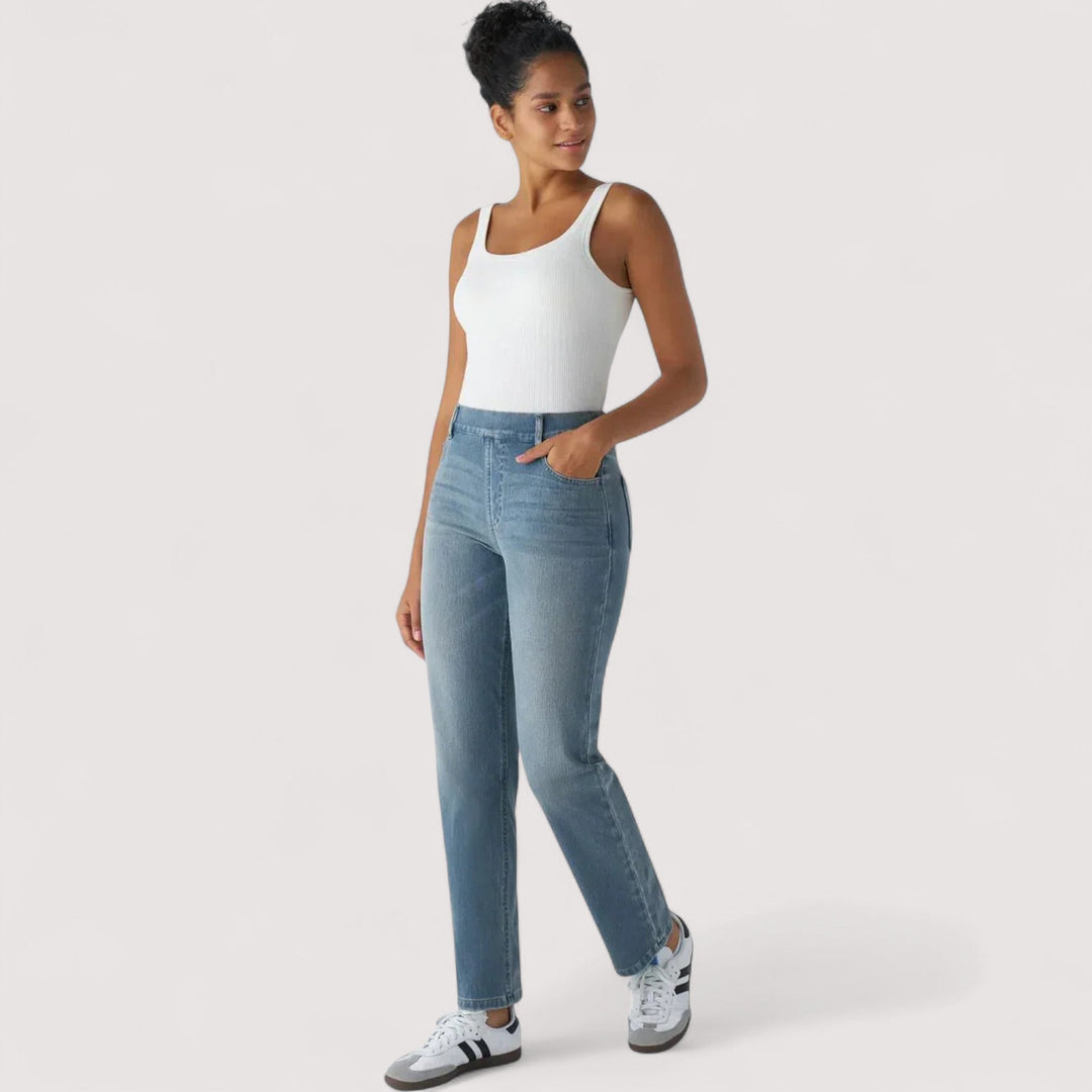 Paola™ | Bequeme High-Waist-Hosen