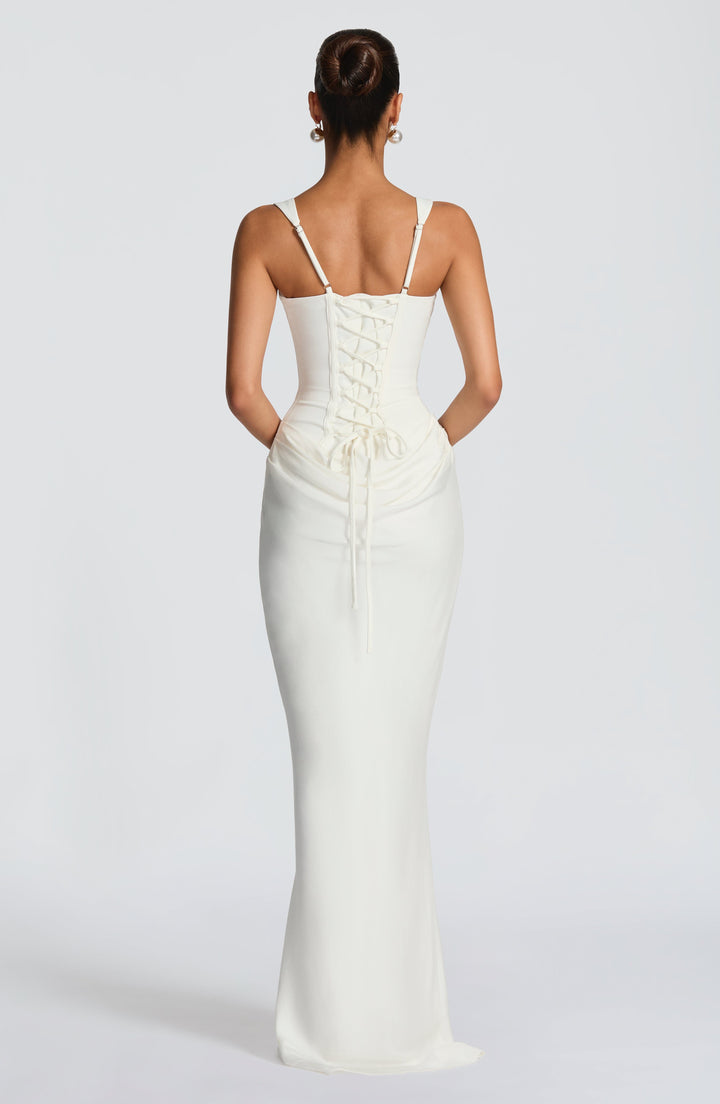 Léa™ | Maxikleid mit quadratischem Ausschnitt