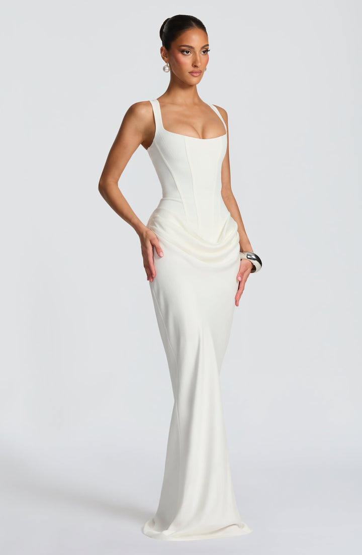 Léa™ | Maxikleid mit quadratischem Ausschnitt