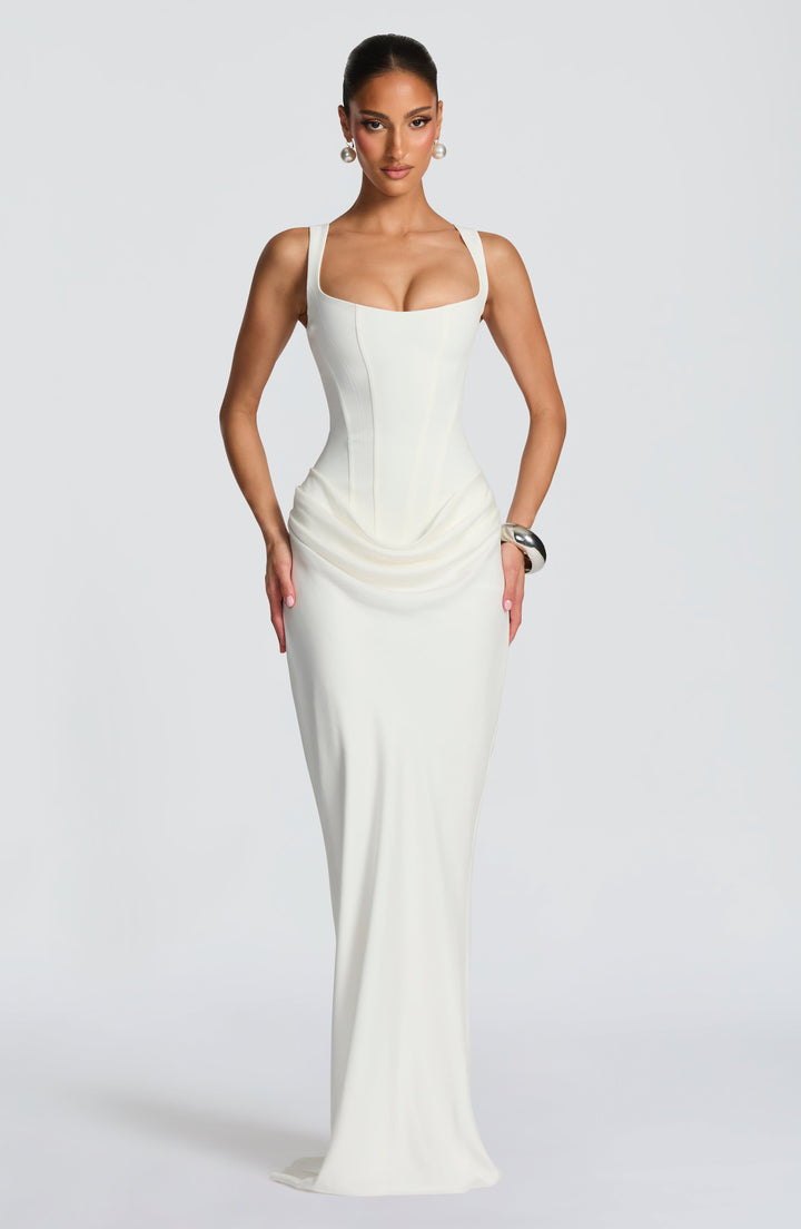 Léa™ | Maxikleid mit quadratischem Ausschnitt