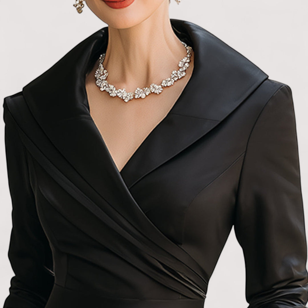 Lorenza™ | Midi-Satin-Kleid