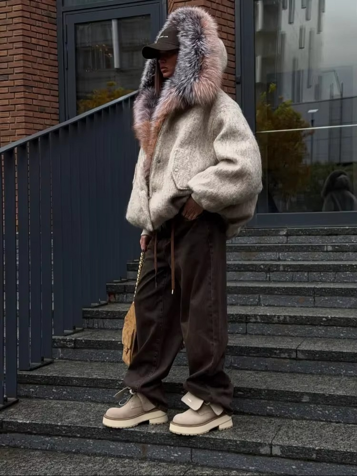 SABINE™ | KURZE STRICKJACKE AUS WOLLE