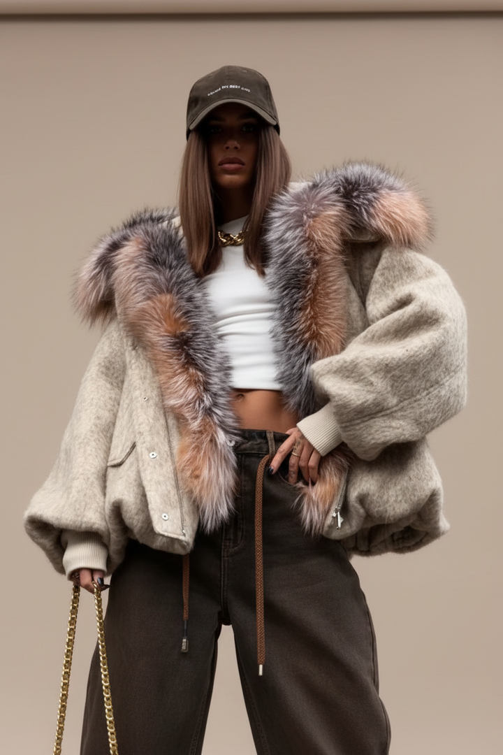SABINE™ | KURZE STRICKJACKE AUS WOLLE