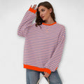 Mary - Oversize-Pullover mit Streifen