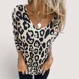 Zlata™ | Damen Top leicht mit Leopardenmuster