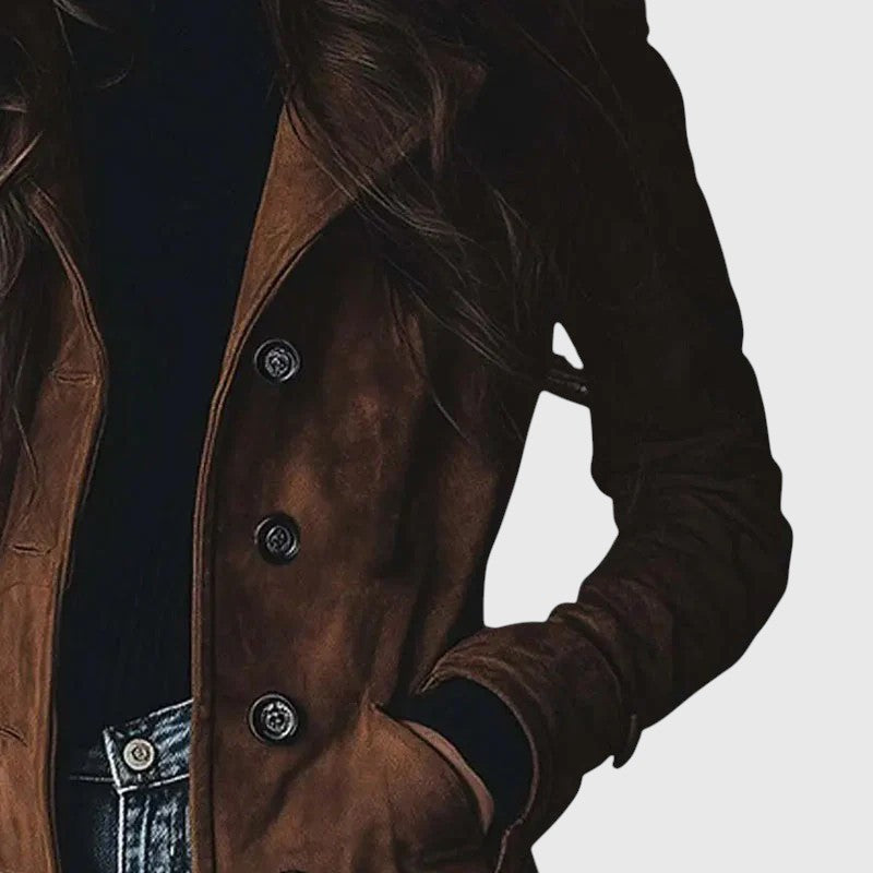 LANGER WILDLEDERMANTEL | TOP-BESTSELLER
