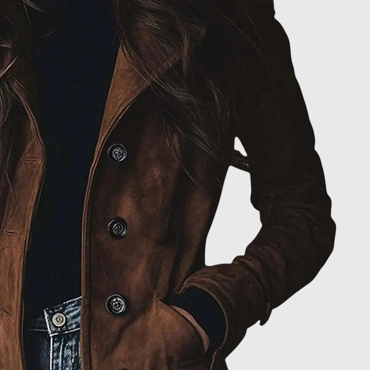 LANGER WILDLEDERMANTEL | TOP-BESTSELLER