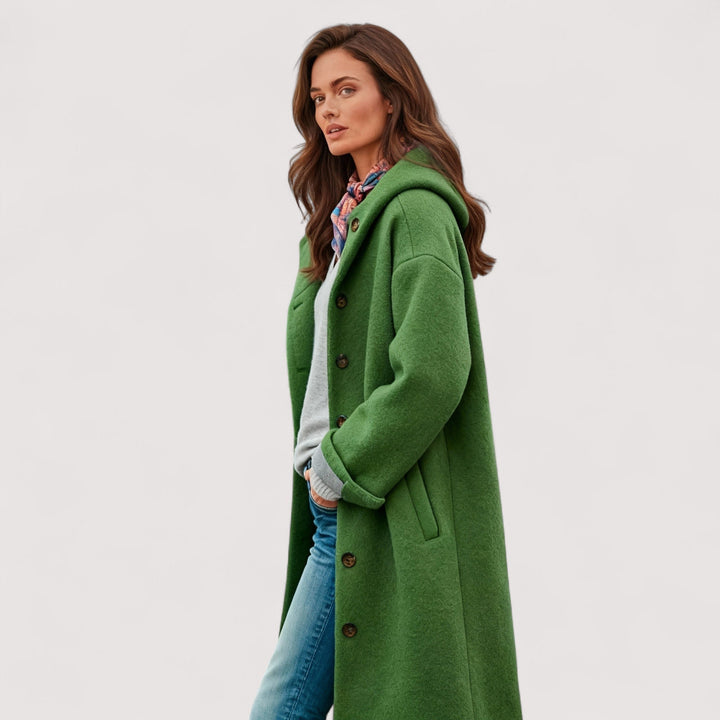 Lorena™ | Stilvolle lange Winterjacke