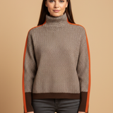 Gabriela™ | Pullover mit hohem Kragen
