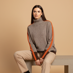 Gabriela™ | Pullover mit hohem Kragen