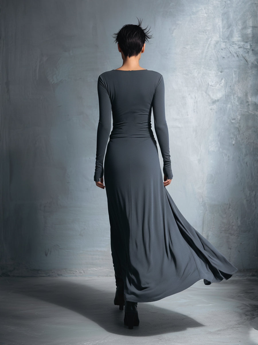 Noémie™ | Maxikleid mit seitlichem Knoten