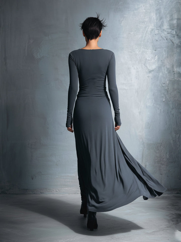 Noémie™ | Maxikleid mit seitlichem Knoten