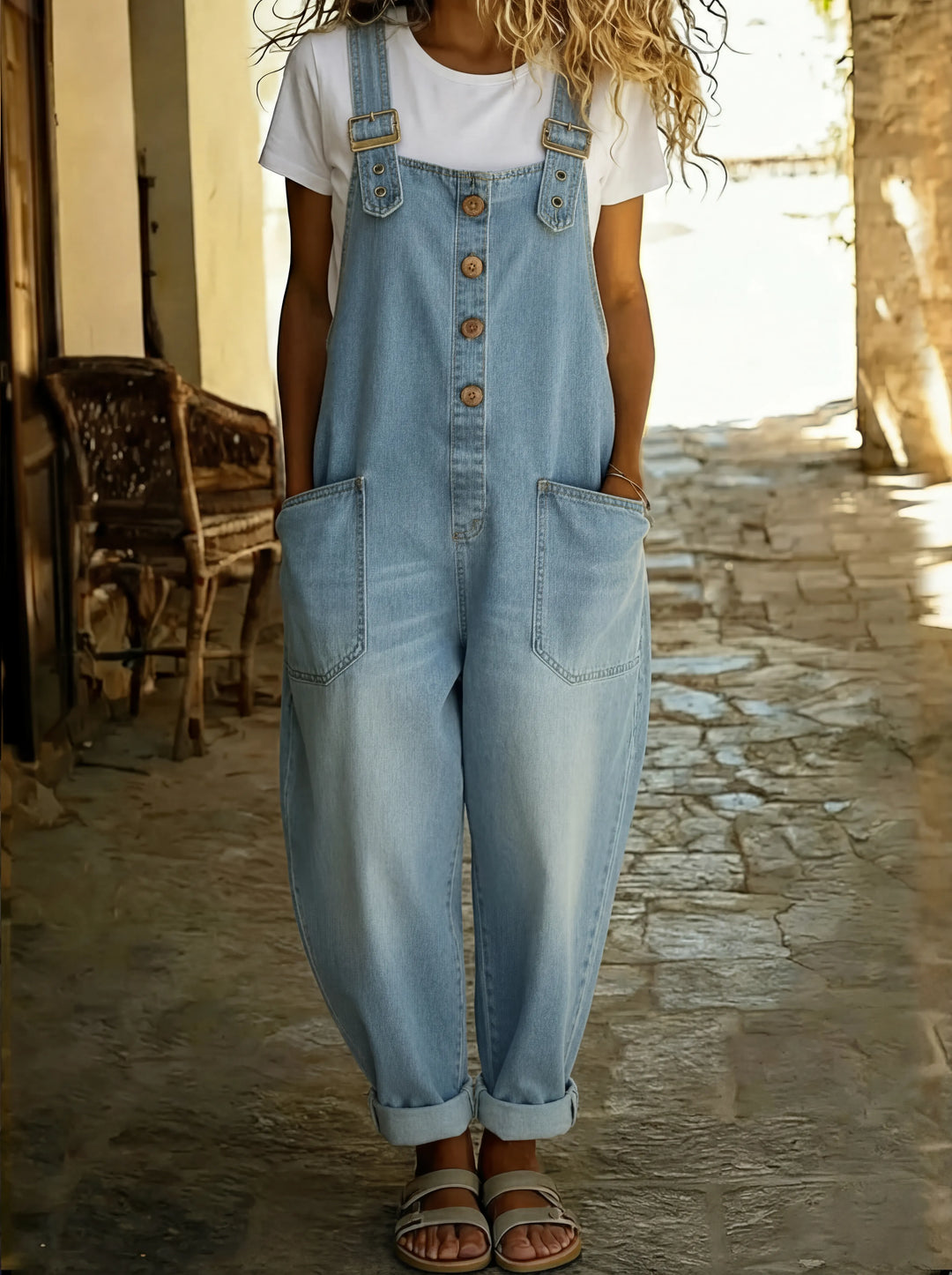 Rachele™ | Lässiger Jeans-Overall
