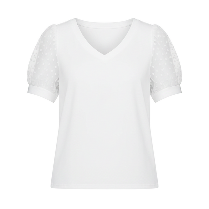 Ilse™ | Transparente Bluse mit V-Ausschnitt