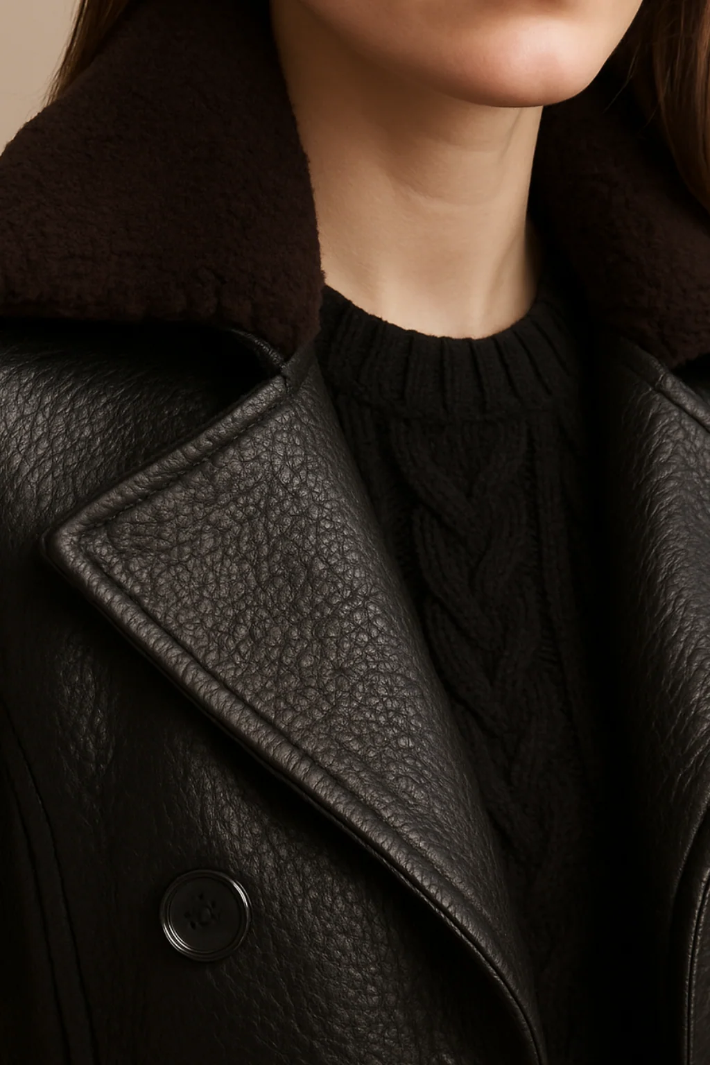 LENA™ | LEDERMANTEL