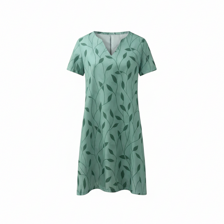Jeanne™ | Kleid mit V-Ausschnitt und Druck