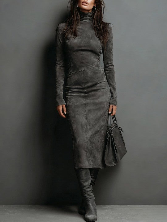 Linn™ | Midi-Kleid in Braun
