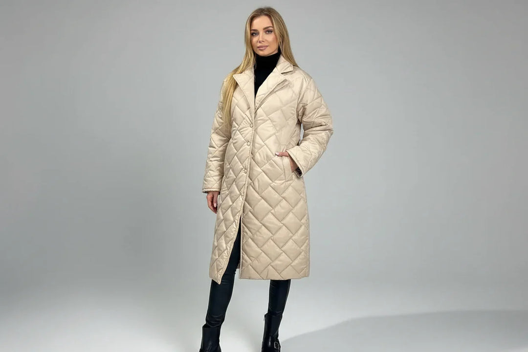 PREMIUM STEPPMANTEL MIT LEOPARDENPRINT FÜTTERUNG