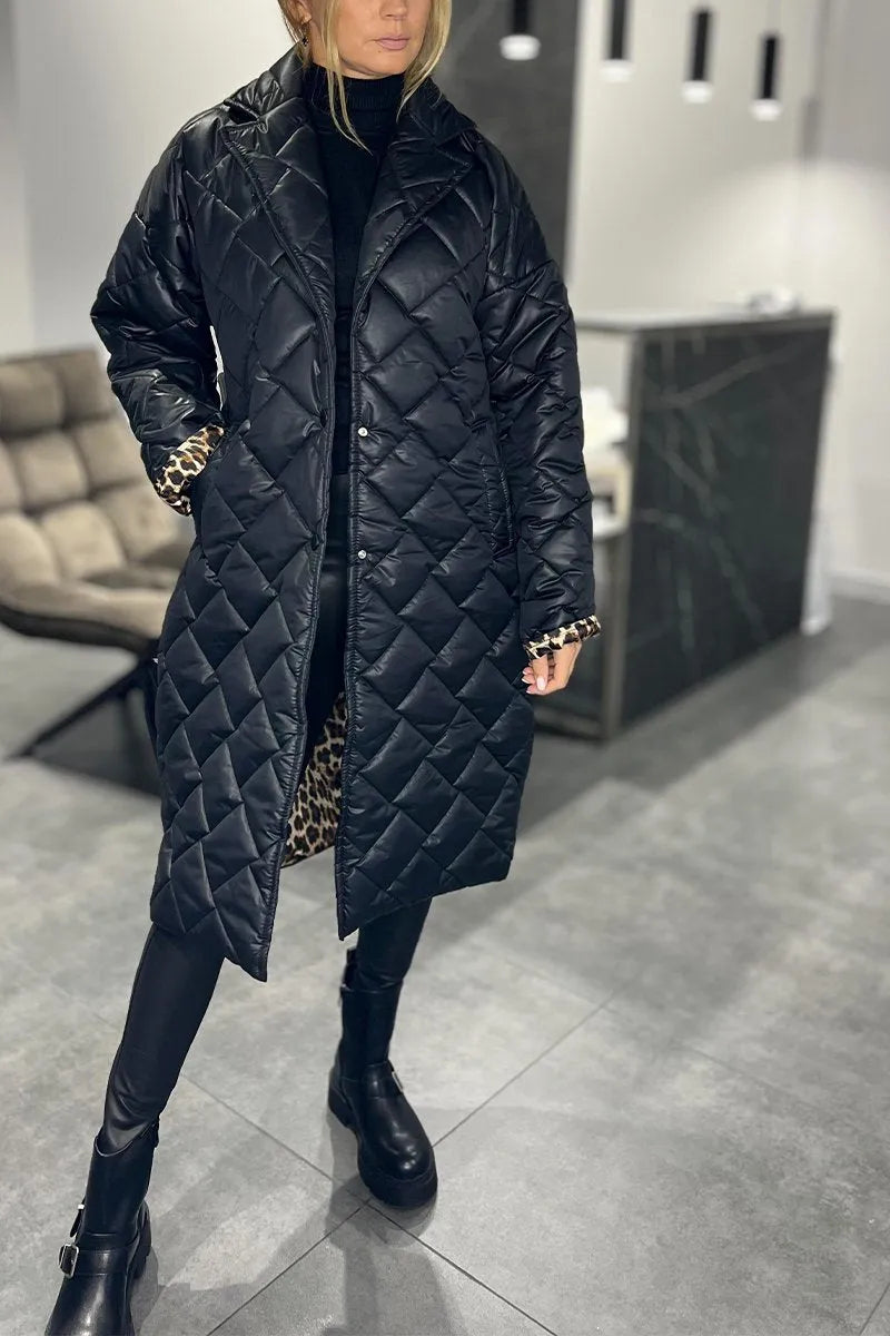 Kaarina™ | Eleganter Leopard-Mantel
