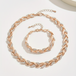 Julia™ | Set Halskette und elegantes Armband
