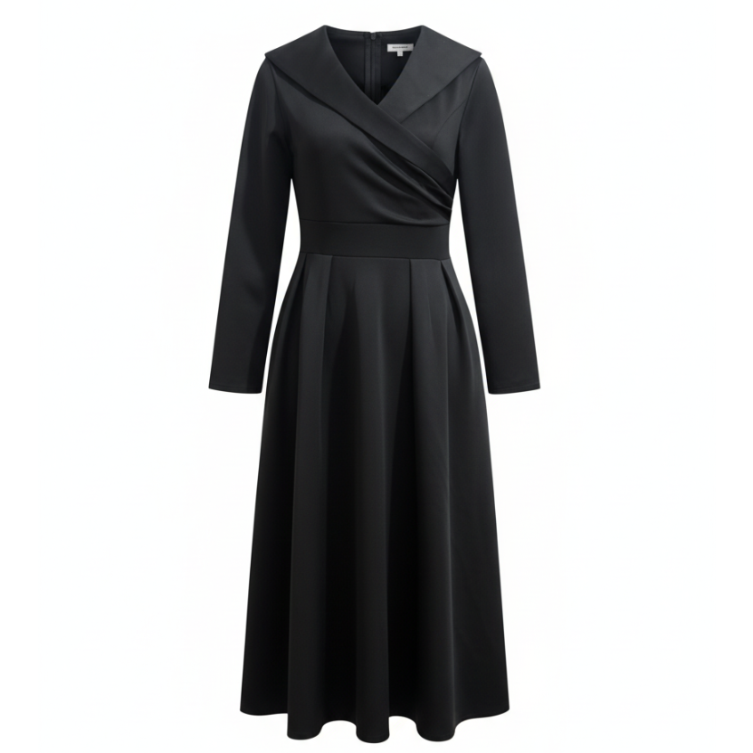 Lorenza™ | Midi-Satin-Kleid