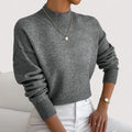 Nadia™ | Eleganter und bequemer Pullover mit hohem Kragen