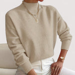 Nadia™ | Eleganter und bequemer Pullover mit hohem Kragen