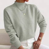 Nadia™ | Eleganter und bequemer Pullover mit hohem Kragen