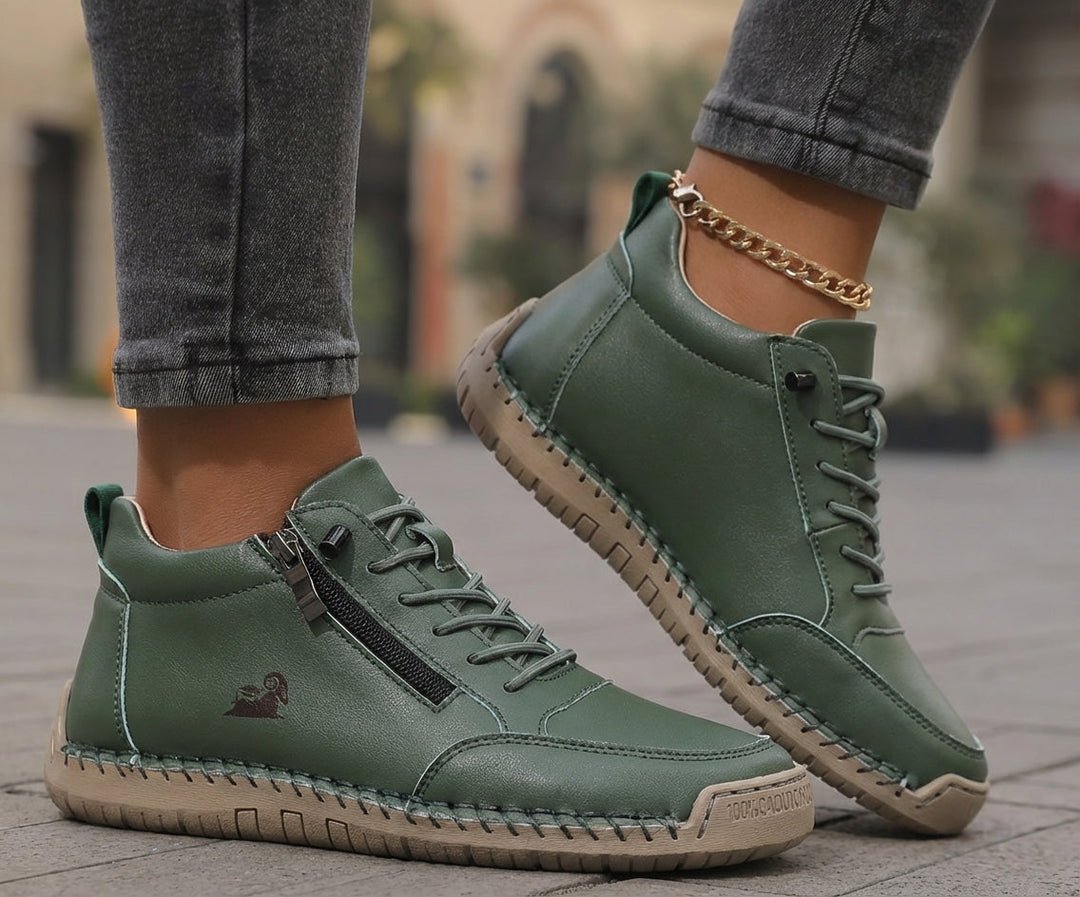 Mila  – Komfortable orthopädische Sneakers + Reissverschluss