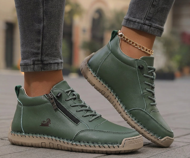 Mila  – Komfortable orthopädische Sneakers + Reissverschluss
