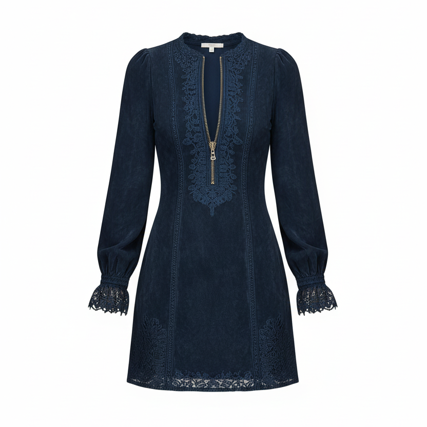 Rachel™ | Mini Kleid aus Samt