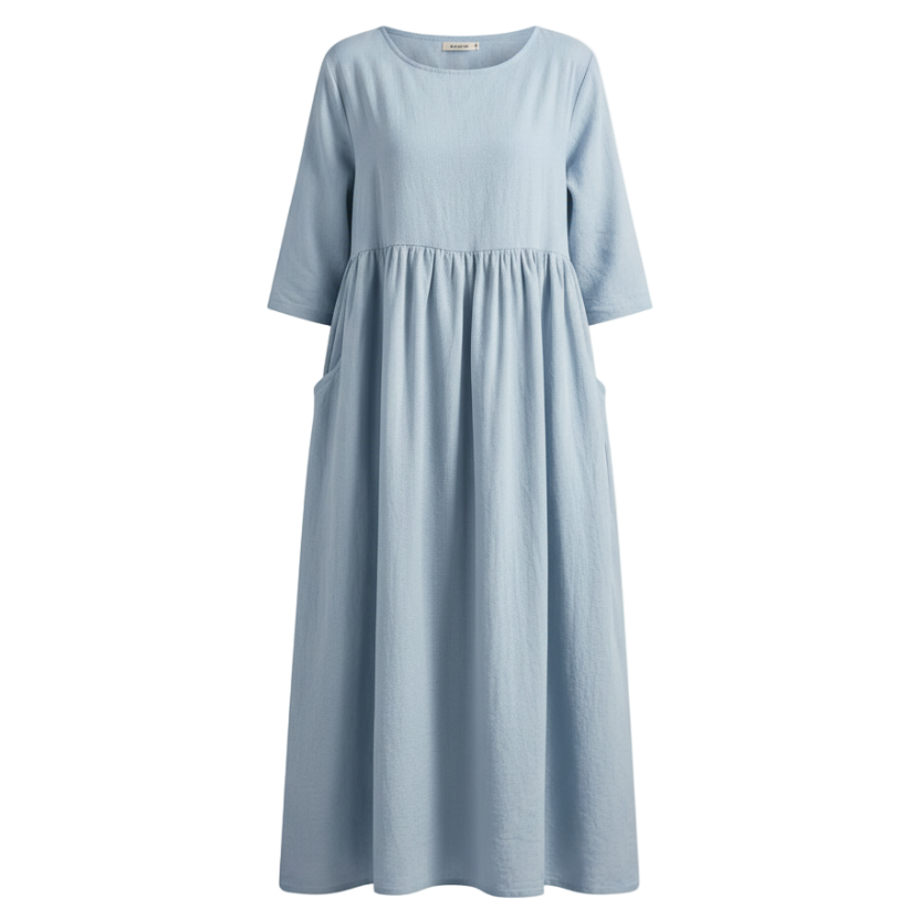 Selina™ | Lässiges Baumwollkleid