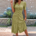 Maja – Midikleid mit Spitze und V-Ausschnitt