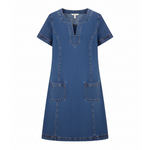Thea™ | Denimkleid mit Taschen