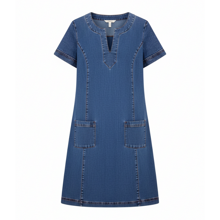 Thea™ | Denimkleid mit Taschen