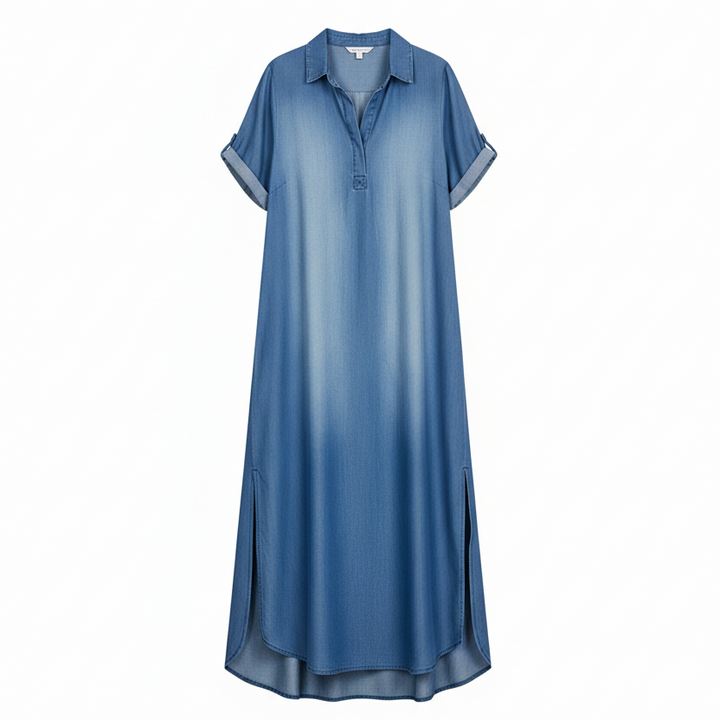 Zava™ | Langes Denim-Kleid