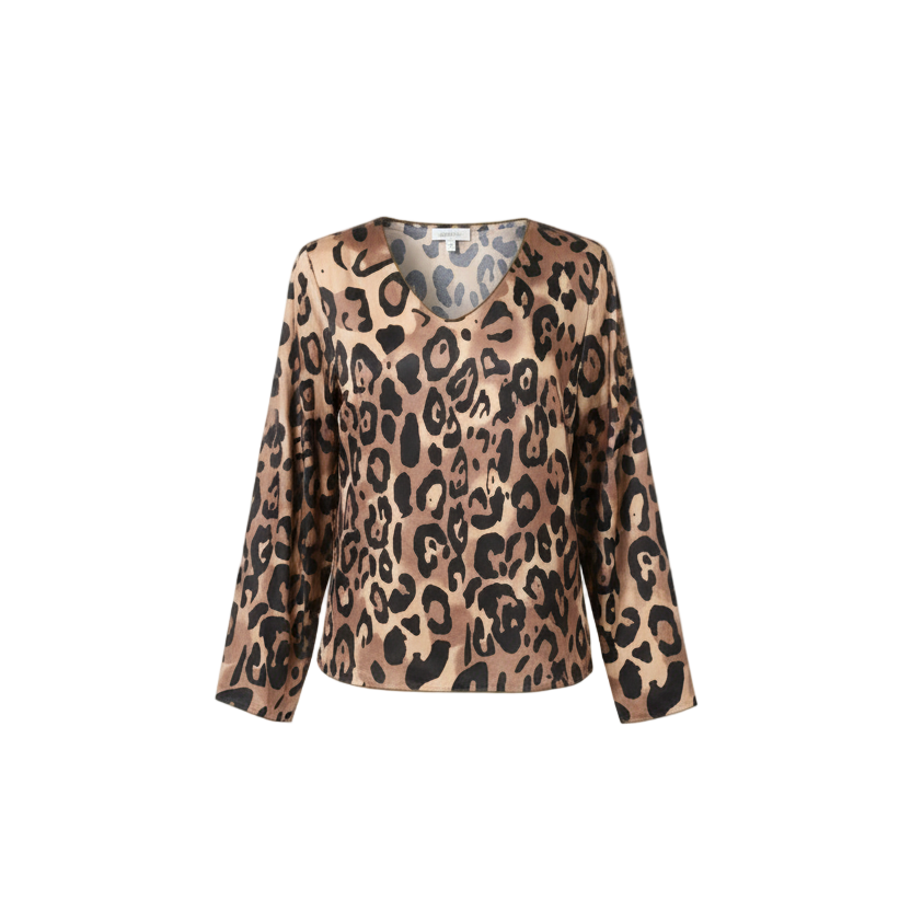 Zlata™ | Damen Top leicht mit Leopardenmuster